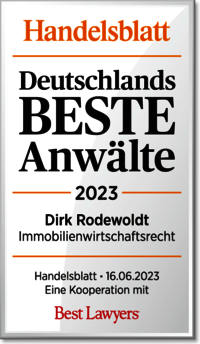 Deutschlands Beste Anwälte - Dirk Rodewoldt - Immobilienwirtschaftsrecht