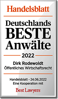 Deutschlands Beste Anwälte - Dirk Rodewoldt - Öffentliches Wirtschaftsrecht